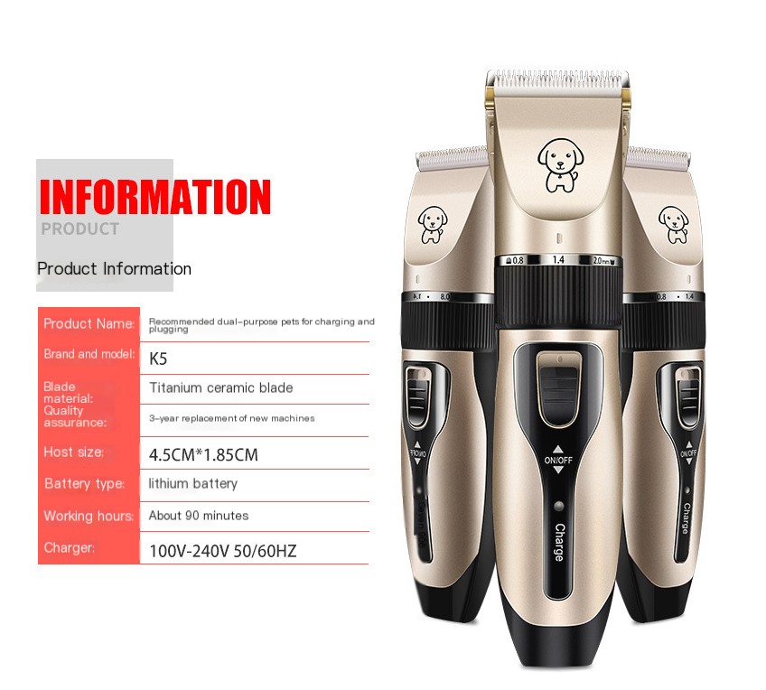 Pet Electric Hair Trimmer Image 4