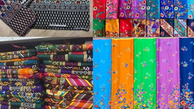 Thailand printed gauze cage factory in stock wholesale waxed tube skirt polyester ethnic style Longji skirt single skirt lungi