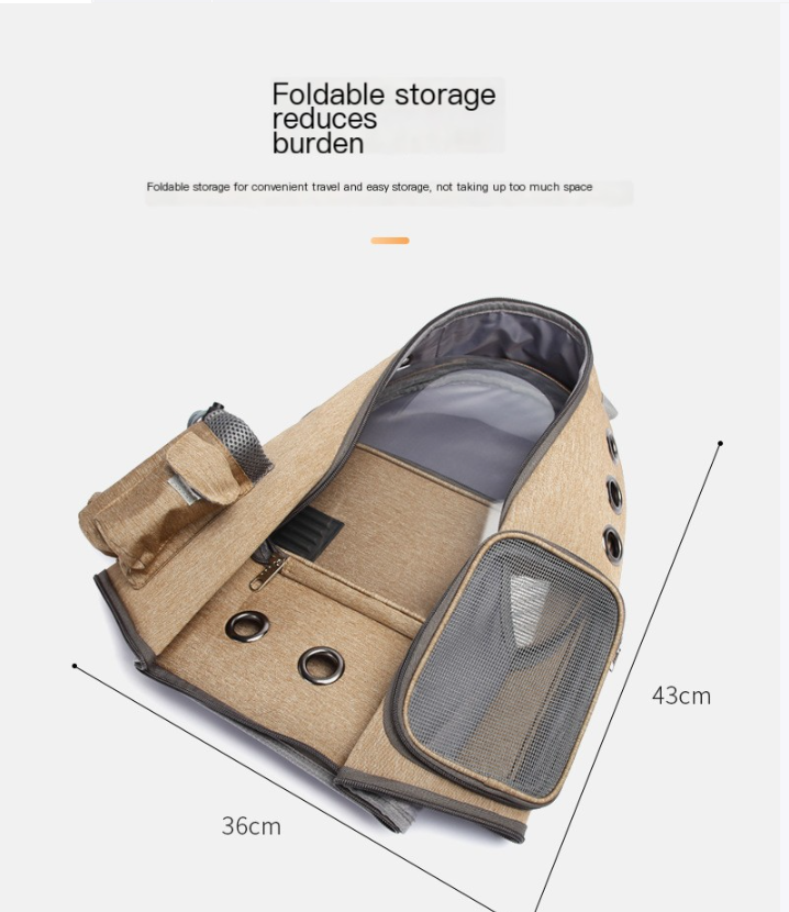 Transparent Pet Backpack Image 4