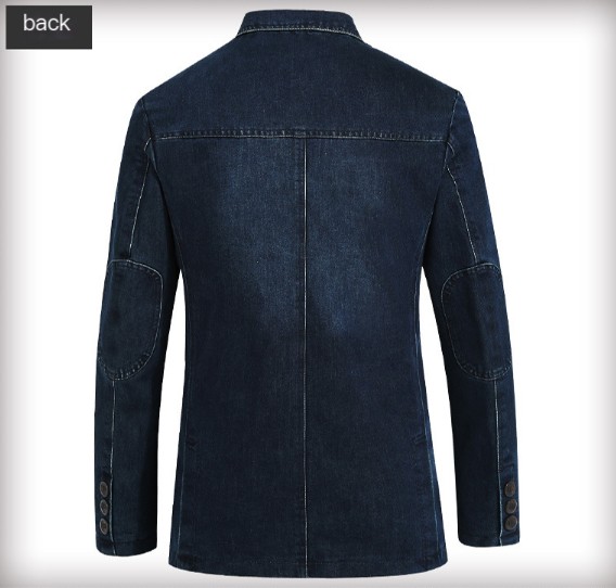 Smart Casual Denim Blazer - Casual Style