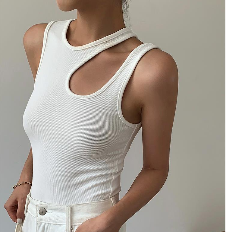Casual Tank Top - White