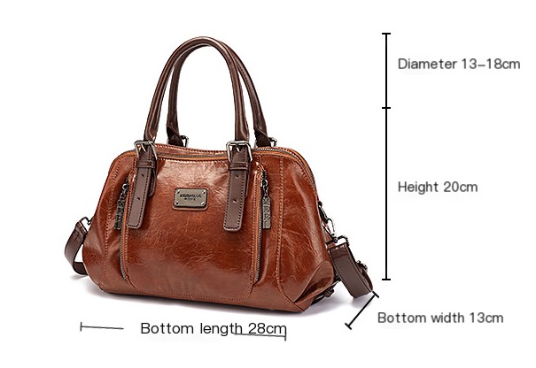 Fashionable One-Shoulder Crossbody Bag - Black