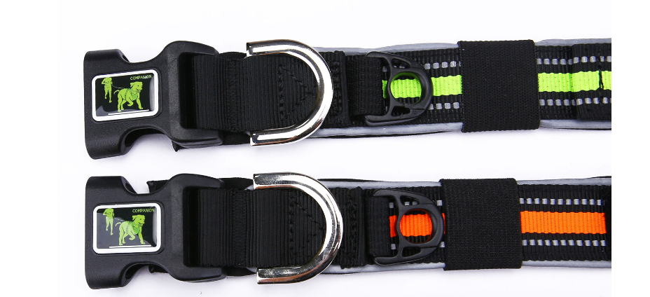 Comfortable Dog Collar Green