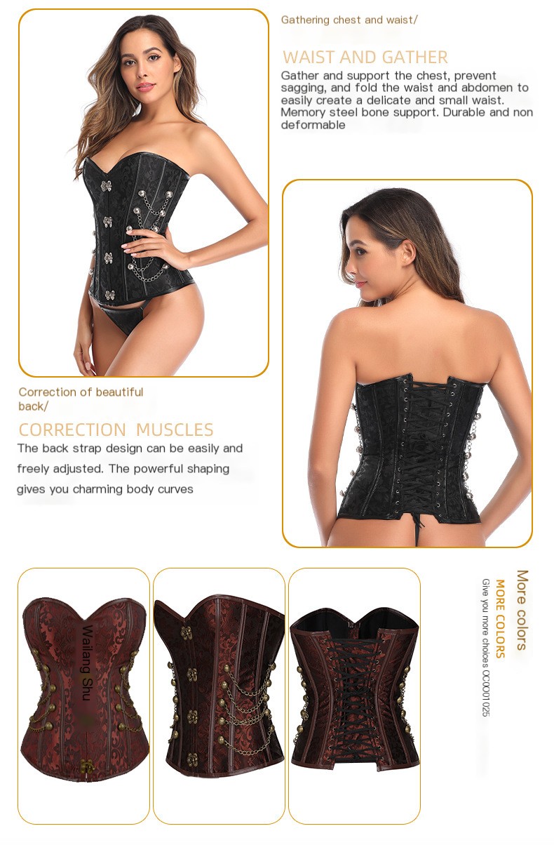 Gothic Corset Close-Up