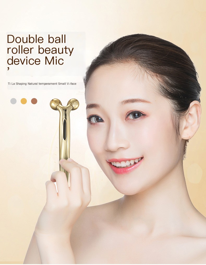 Mini 3D Facial Massager Silver
