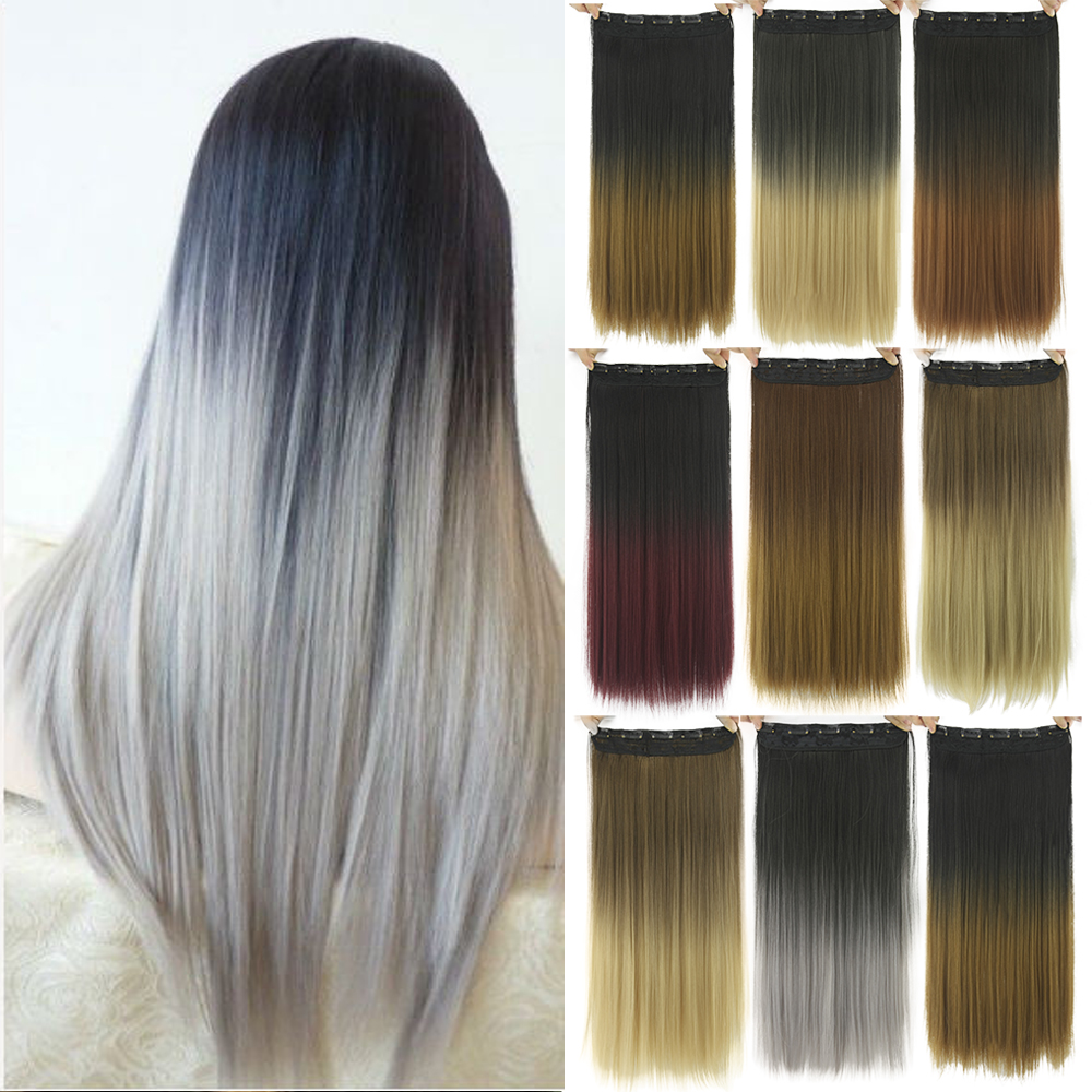 One-piece faux hair extension