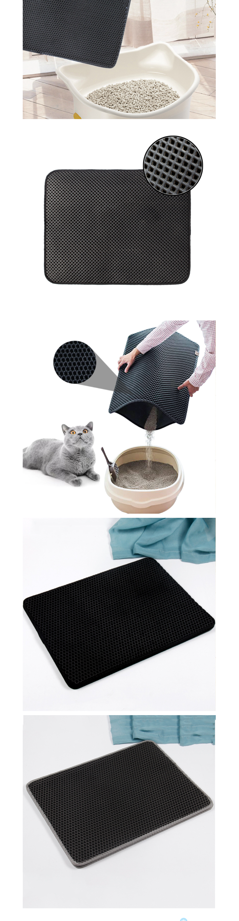 Cat Mat Gray