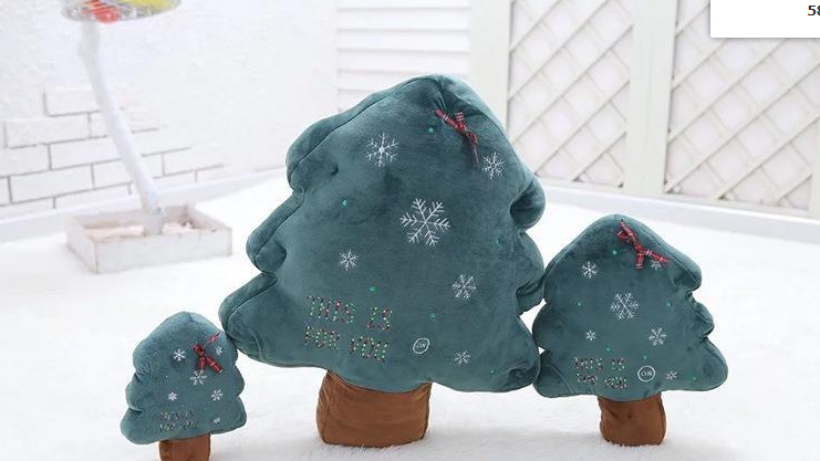 Glowing Christmas Tree Plush Toy 2