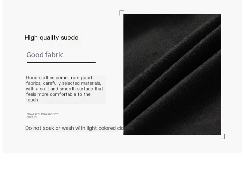 Streetwear Faux Suede Jacket