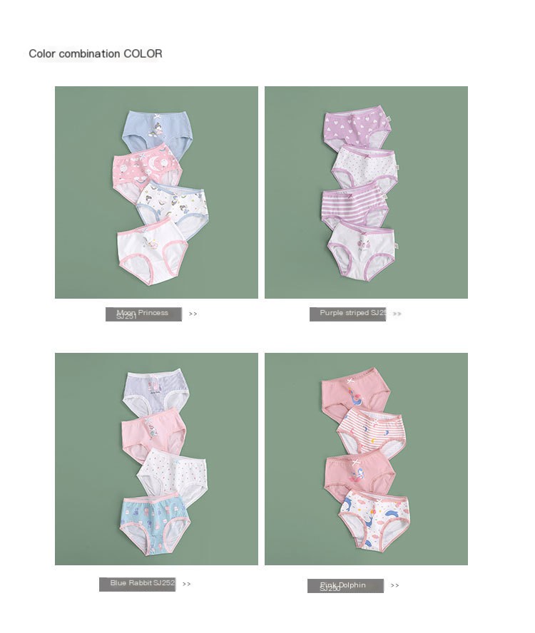 Girls' Cotton Underwear Design 10