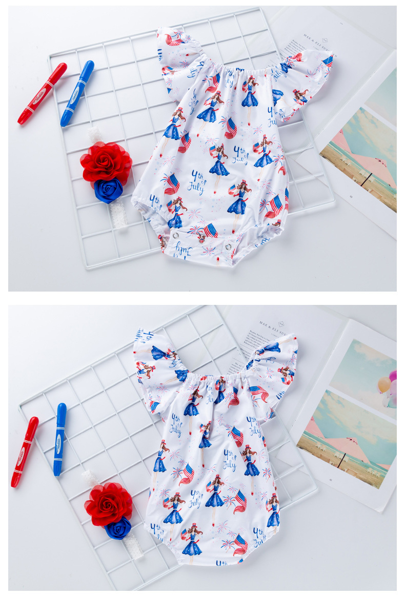 Independence Day Baby Romper Image 8
