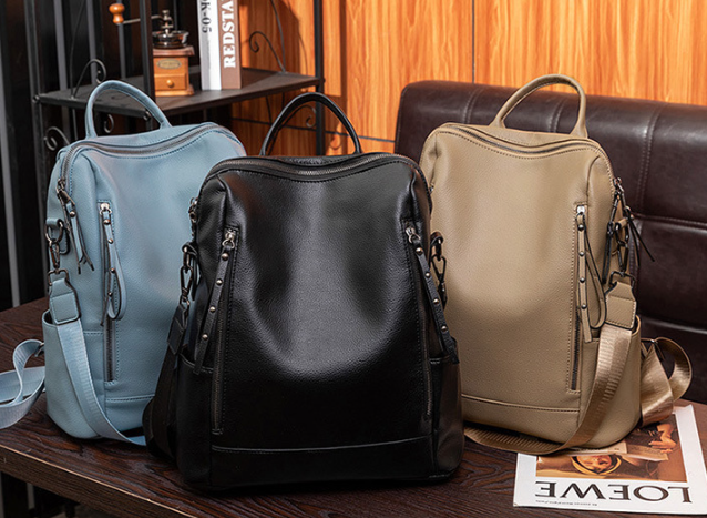 Leather Backpack Details