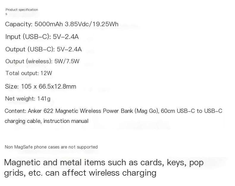 Anker MagGo Wireless Power Bank with Bracket