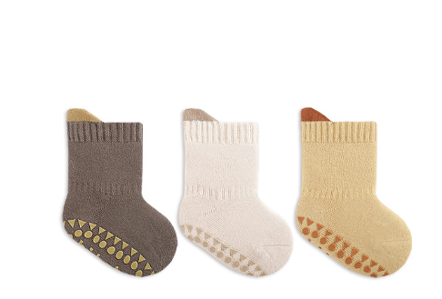 3 pairs of anti-slip socks