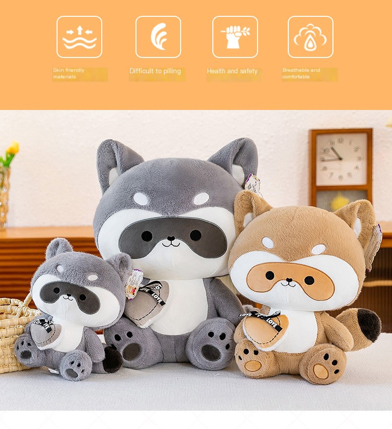 Plush Raccoon Toy 5