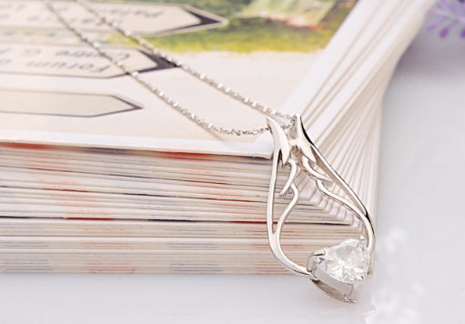 White Crystal Necklace