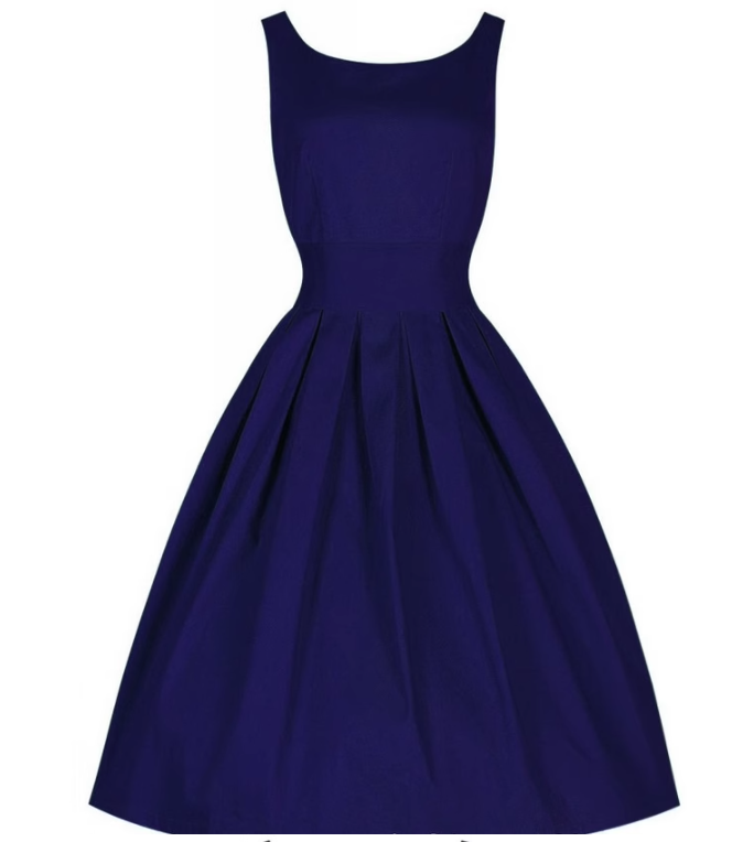 Retro 50s Dress - Side View