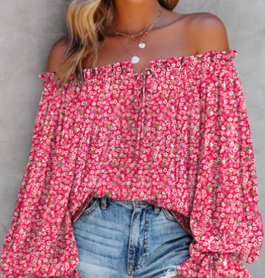 Ruffled beach cover-up