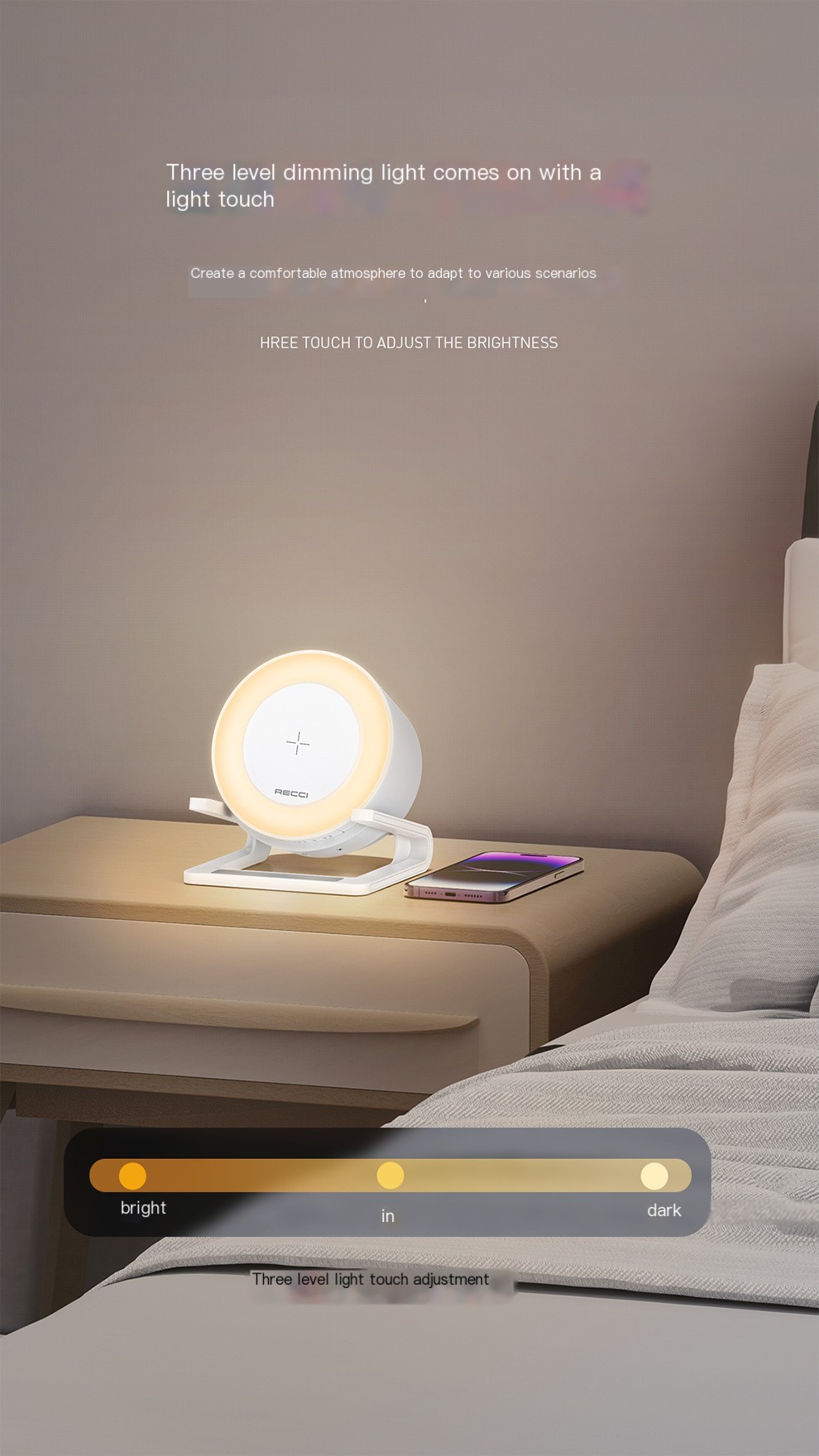 RGB Wireless Charging Bluetooth Speaker 5