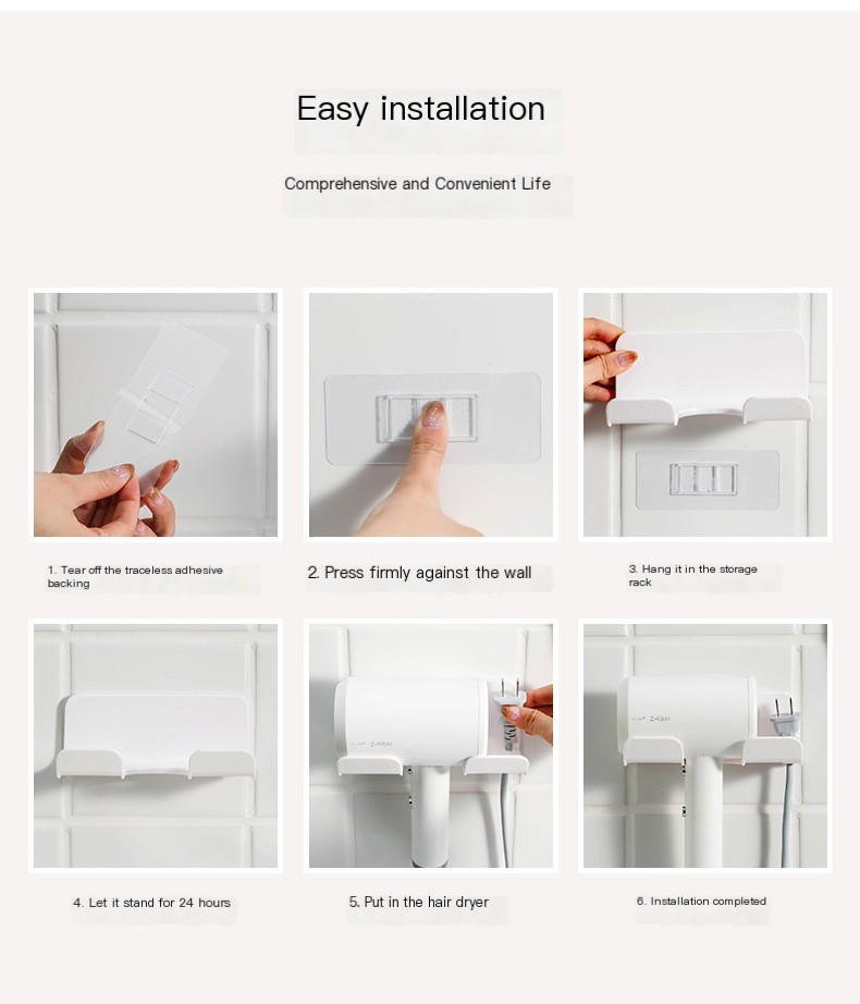 Hair Dryer Storage Rack Image 13