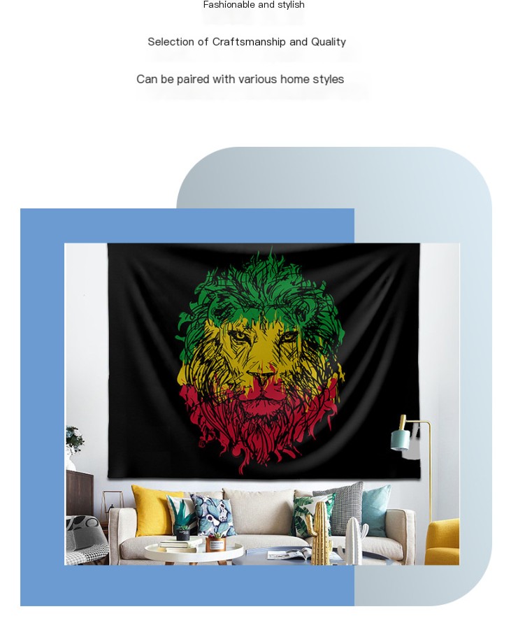 Lion Tapestry 3