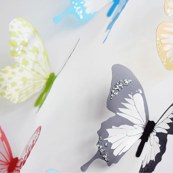 Crystal Butterfly 3D Wall Sticker 2