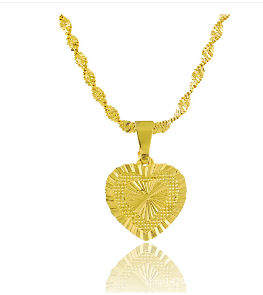 Heart Shaped Necklace Image 2