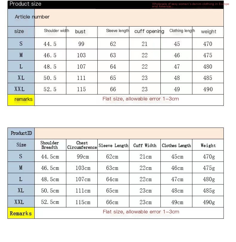 Button-washed ripped raw edge stylish denim top for women