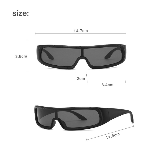 Cyberpunk Y2K Style Sunglasses