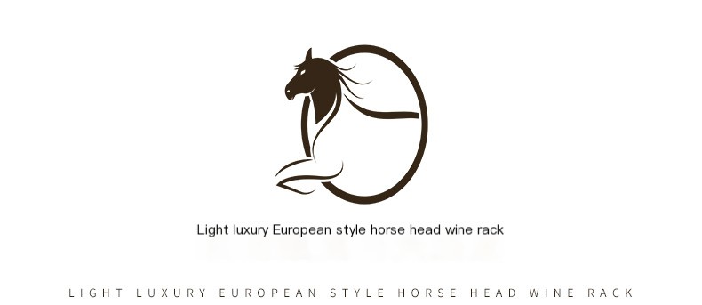 Horse Head Wine Rack Image 1