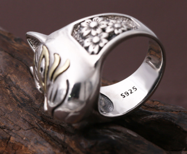 Silver Mask Ring 3