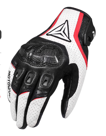 Breathable Motorcycle Racing Leather Gloves|BK152 image