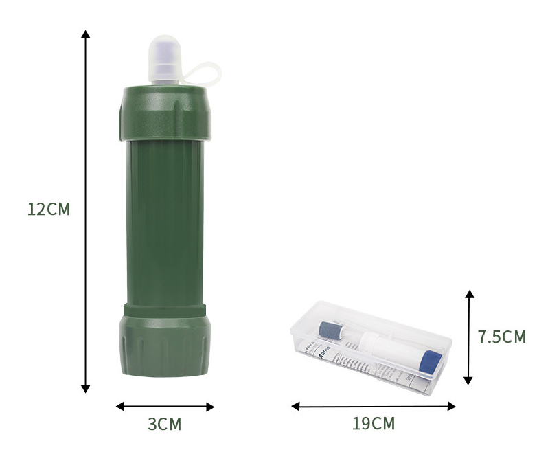 Army Green Filter Water Bag
