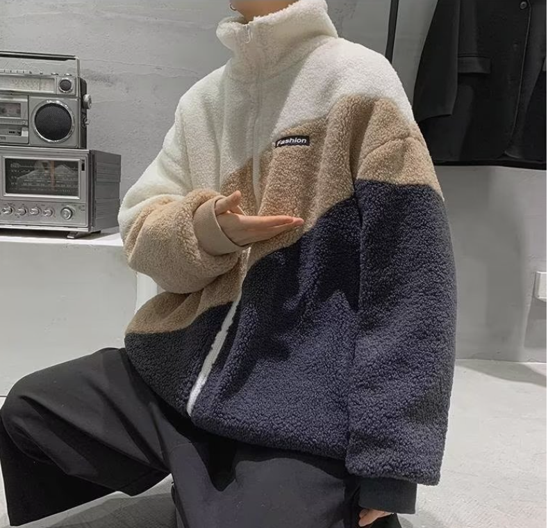 Retro Color-Blocked Jacket Lifestyle