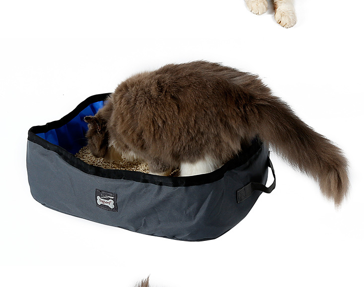Portable Folding Cat Litter Box Image 1