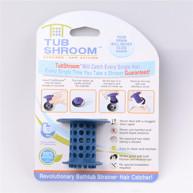 Pool Hair Anti-Clogging Device - Blue