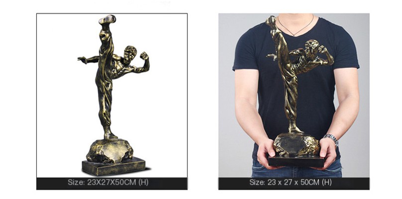Bruce Lee Sculpture - Bronze