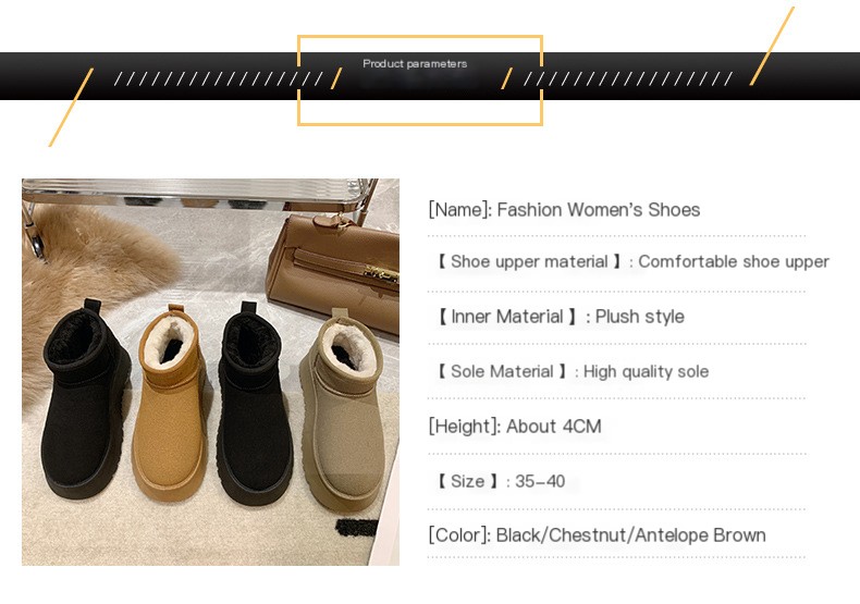 Comfortable winter boots