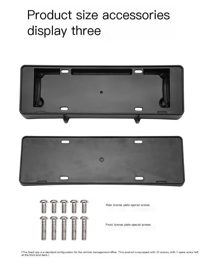 Tesla License Plate Frame Installation