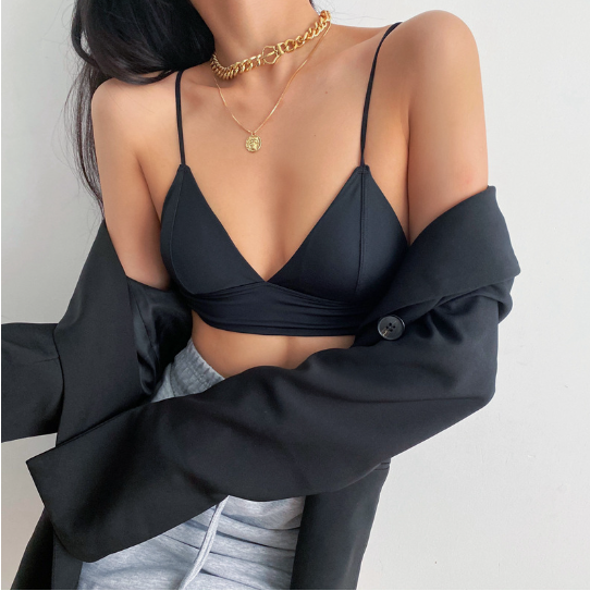 Spaghetti Strap Top Brown
