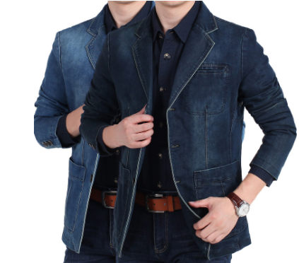 Light Blue Denim Suit