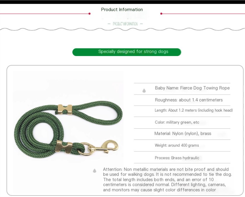 Dog Walking Leash