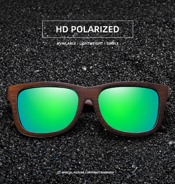 Polarized Wooden Sunglasses 2