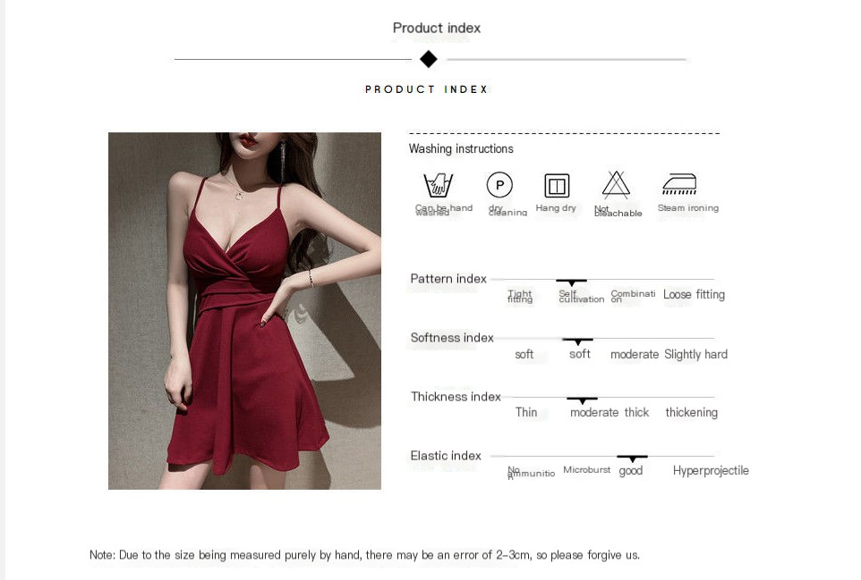 Women's Suspender Dress - Side View