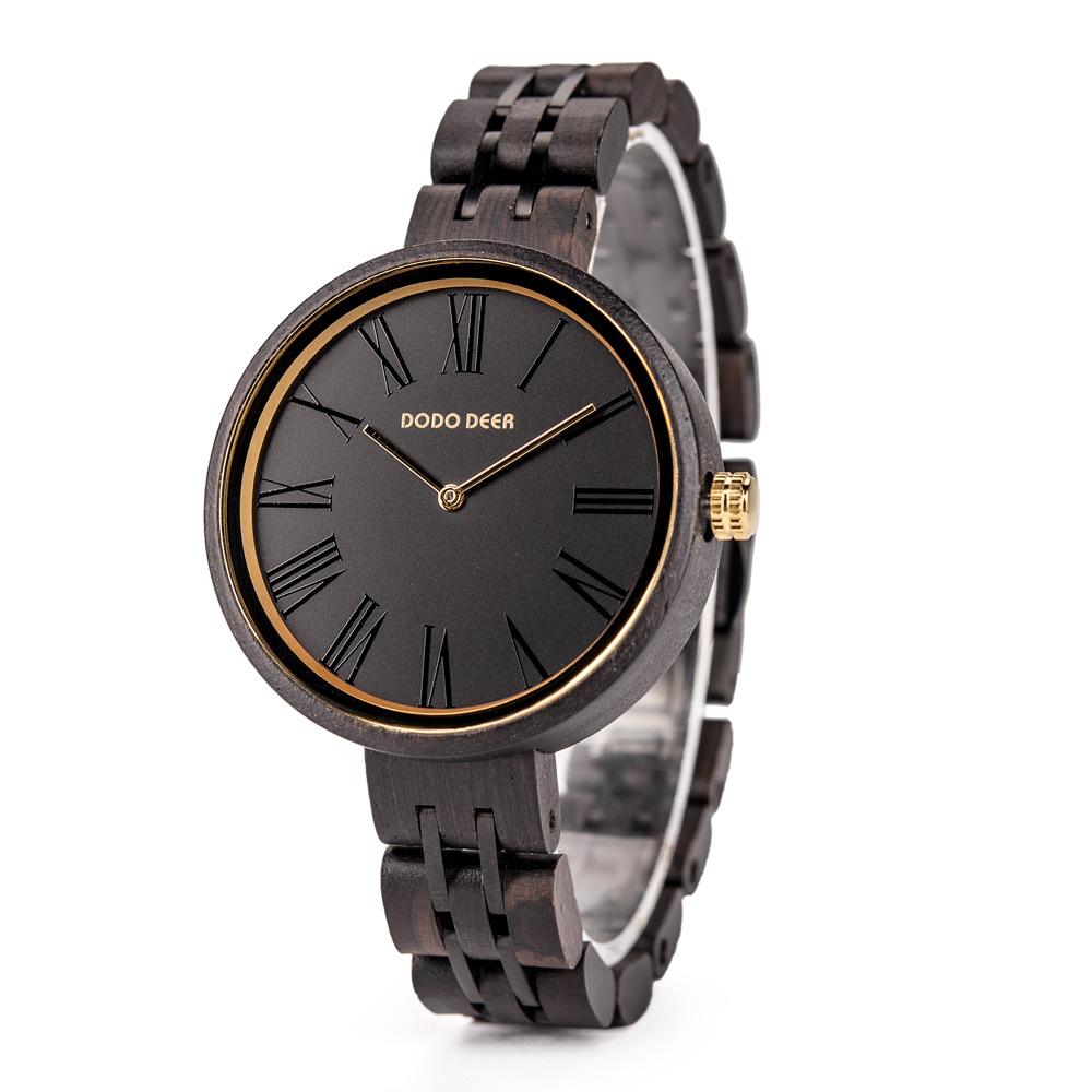 BOBO BIRD Wooden Watch - Black