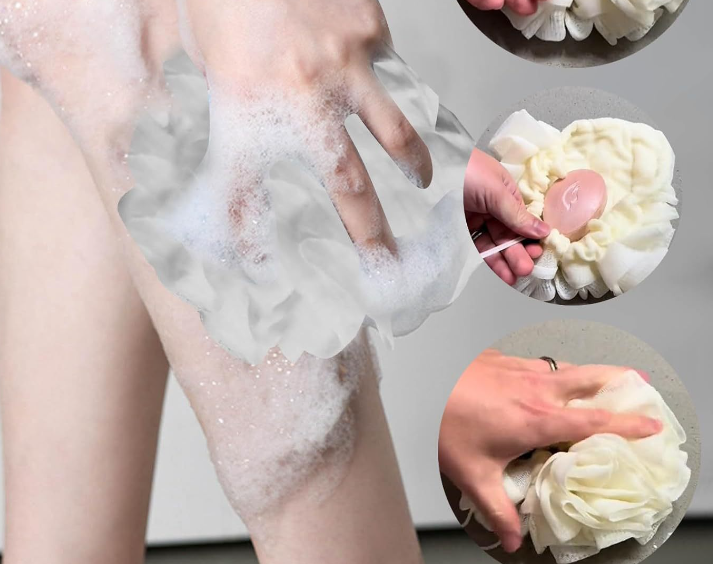 The Leeffa™ Soft Loofah and Washcloth