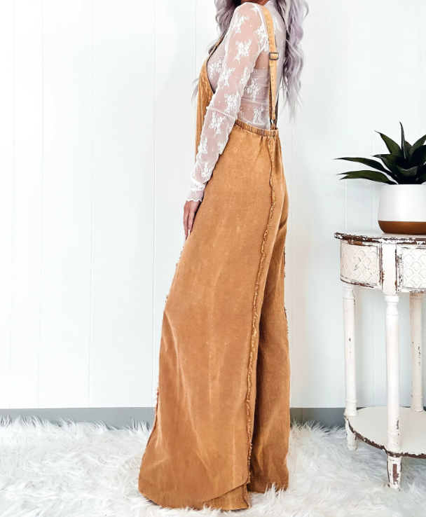 Chic Wide Leg Overalls