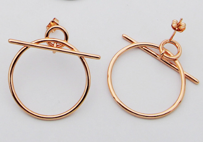 Gold Stud Earrings