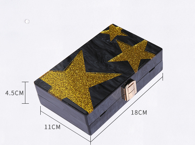 Five-pointed Star Evening Bag Side View
