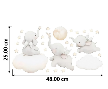 Elephant Wall Sticker Design